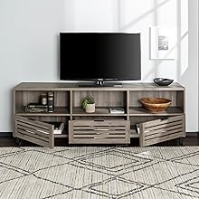 entertainment tv center media console wood tv stand modern walker edison living room tv stand