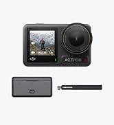 DJI Osmo Action 4 Adventure Combo - 4K/120fps Waterproof Action Camera with a 1/1.3-Inch Sensor, ...