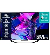 Hisense 55 Inch 144Hz ULED Mini-LED Smart TV 55U7KQTUK - 144Hz VRR, HDMI 2.1, Quantum Dot Colour,...