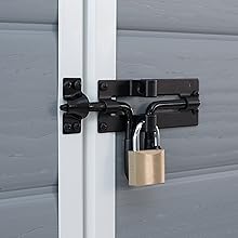 keter manor sheds are lockable