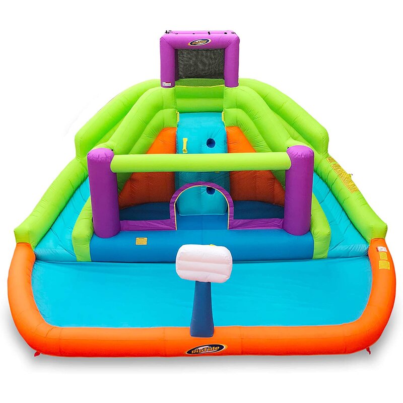 11.7' x 14' Inflatable Water Slide with Air Blower