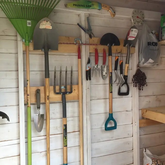 8.5 ft wide x 4.5 ft deep solid wood inclined storage shed