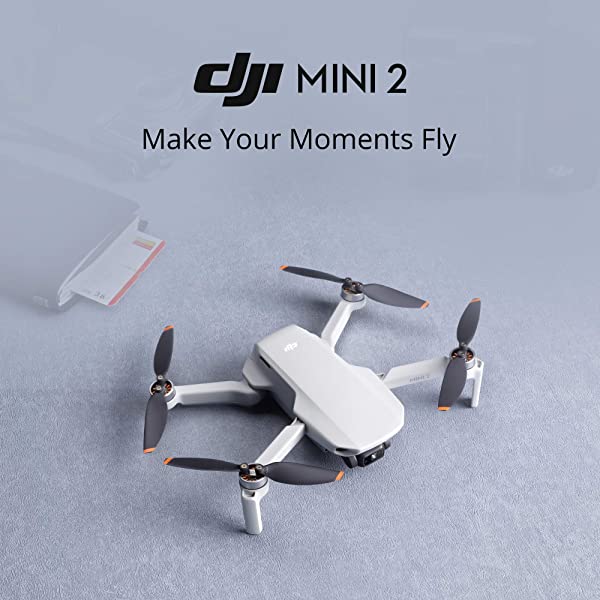 DJI Mini 2 – Ultralight and Foldable Drone Quadcopter, 3-Axis Gimbal with 4K Camera, 12MP Photo, 31 Mins Flight Time, OcuSync 2.0 10km HD Video Transmission, QuickShots Gray