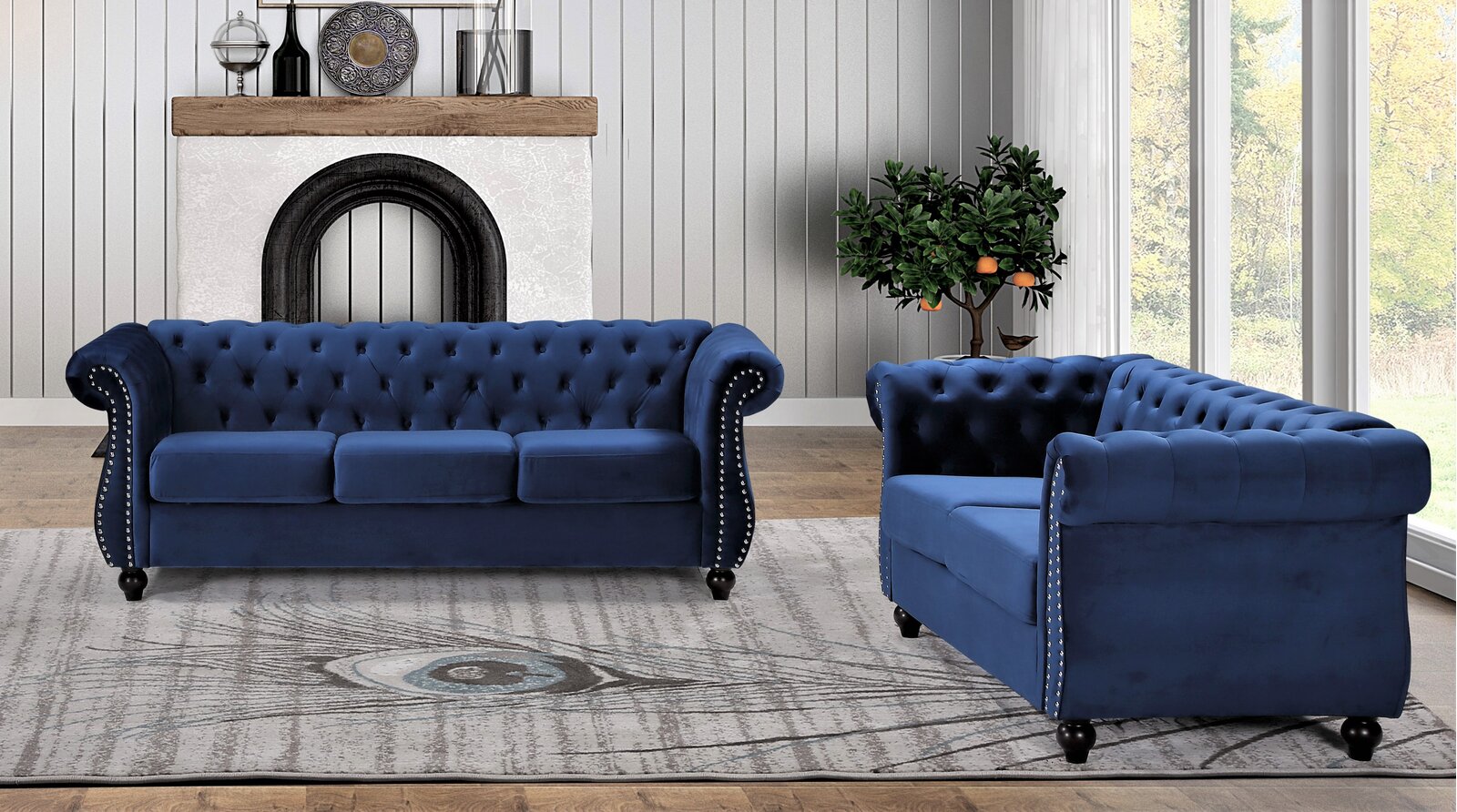 【Furniture】Felan 2 Piece Living Room Set