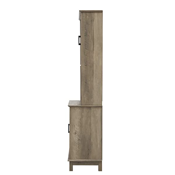 Home Source Bar Cabinet and Coffee Station (Charcoal)