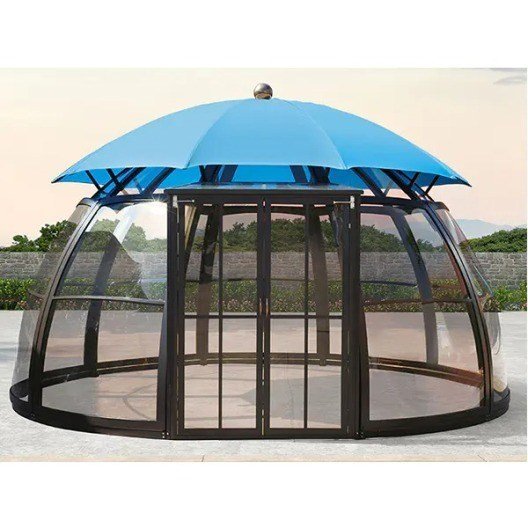 Outdoor sunbathing tents