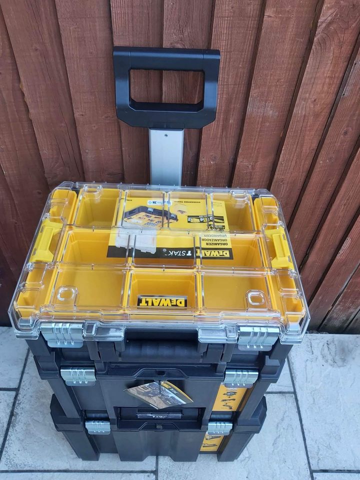 Dewalt DWST60436 three-in-one toolbox heavy-duty rolling tower mobile toolbox