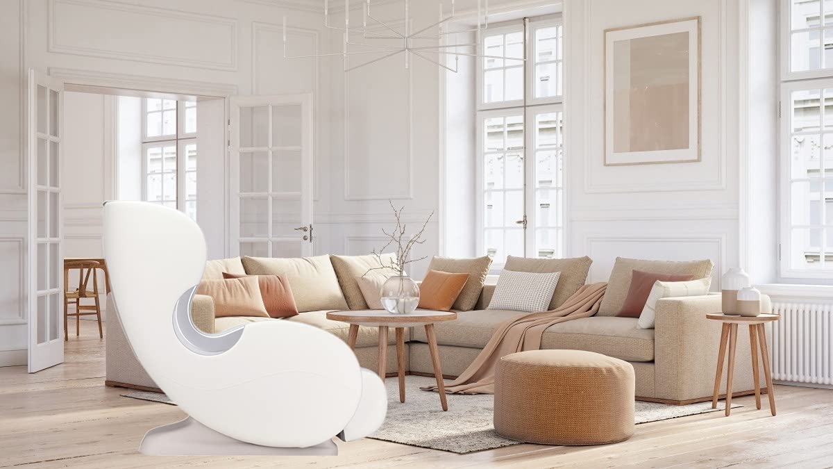 【Furniture】Small Massage Chairs SL Track Full Body Massage Recliner, Shiatsu Recliner, Zero Gravity
