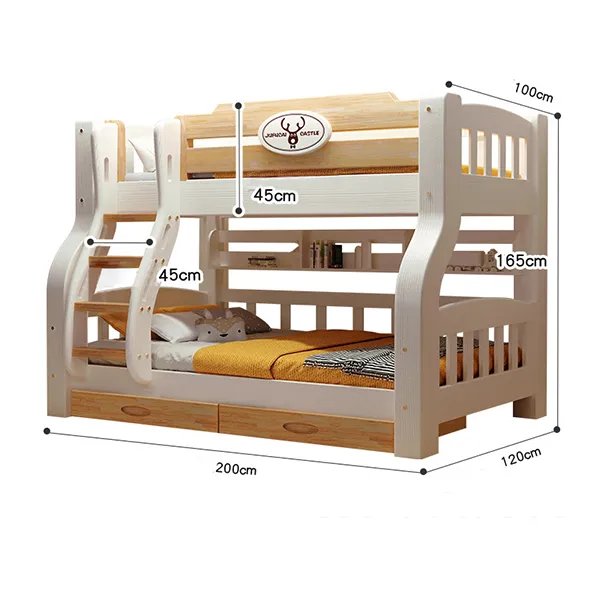 Bunk bed bunk bed solid wood bunk bed