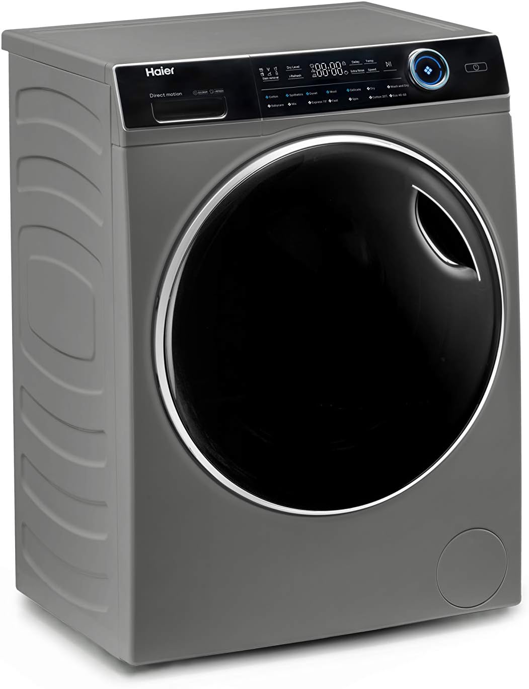 HWD100-B14979S Freestanding Washer Dryer, Direct Motion and LED Display, 1400RPM 10kg/6kg Load, Graphite [Energy Class D]