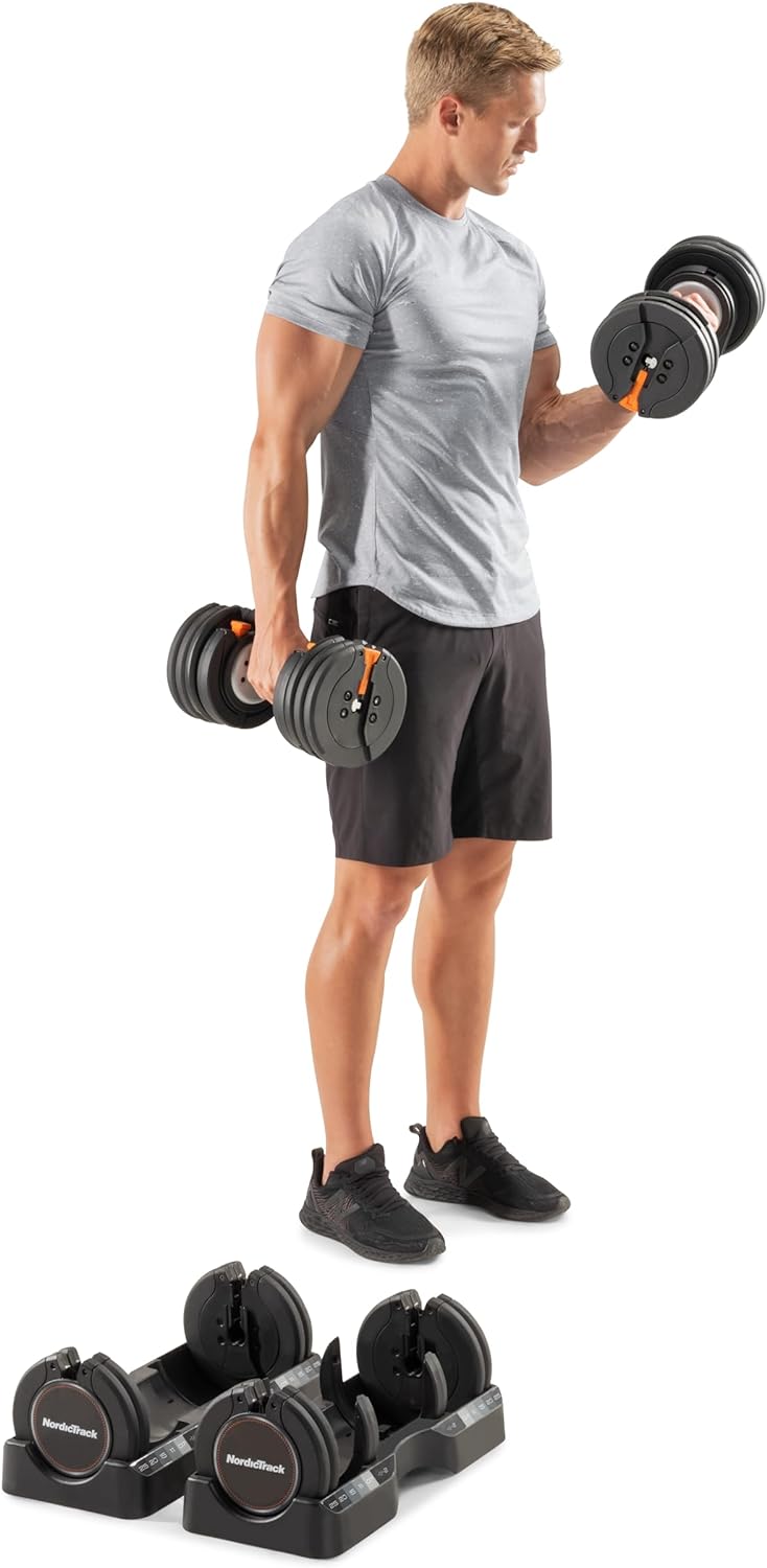 NordicTrack 25 kg Select-a-weight Dumbbell Pair