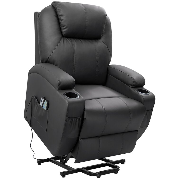 Faux Leather Heated Massage Chair