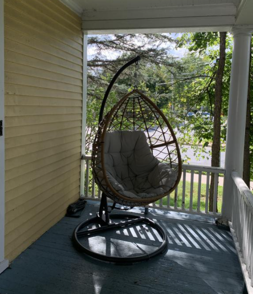 【Furniture】All Weather Single Outdoor Patio Egg Swing Chair w/ Stand(LIMITED QUANTITIES WHILE SUPPLIES LAST)