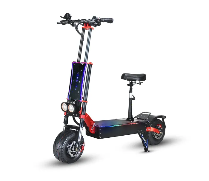 Electric Scooter, Max Speed 60MPH, Total Power 8000W, 90 Mile Long Range Battery