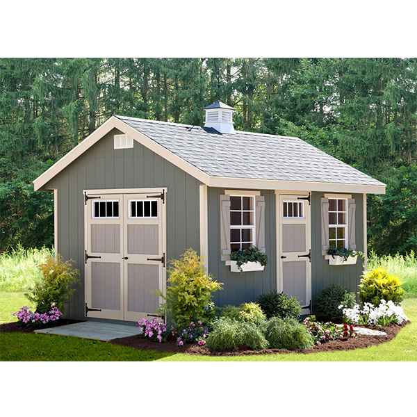 【Storage shed】10 ft. W x 14 ft. D Storage Shed