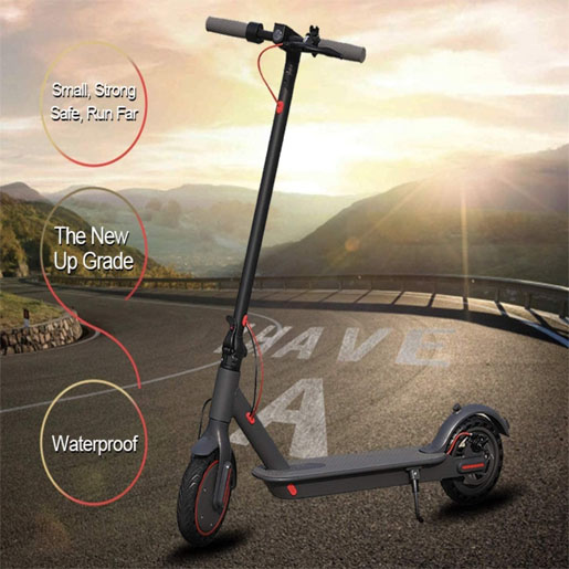Aovo Pro M365 Electric Scooter – 350W Motor – LED Headlight – Double Brake – Foldable – Smartphone App – Electric Scooter – 8.5 inch LCD Display – 120kg Weight Capacity – Max 25km/h