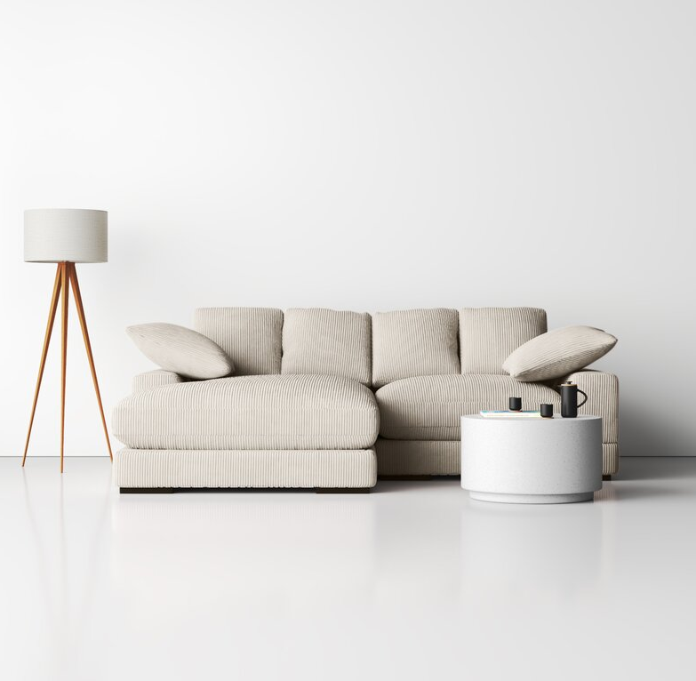 106″ Wide Reversible Sofa & Chaise