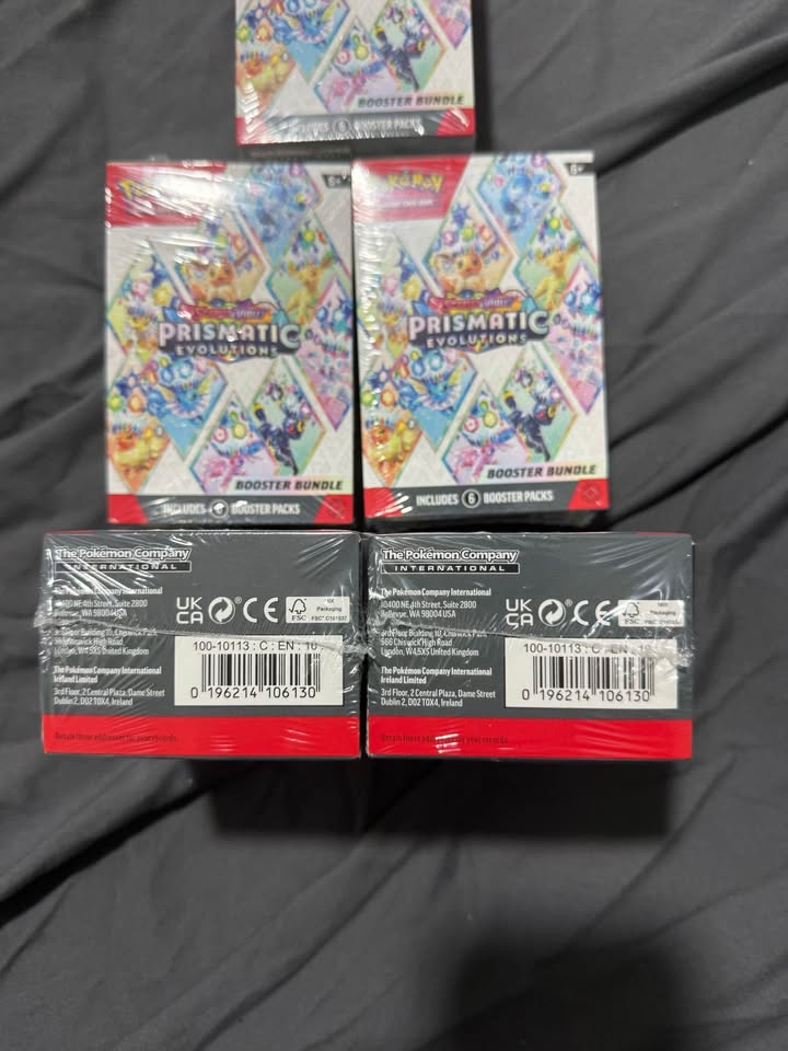 Pokemon TCG Prismatic Evolutions Booster Bundles