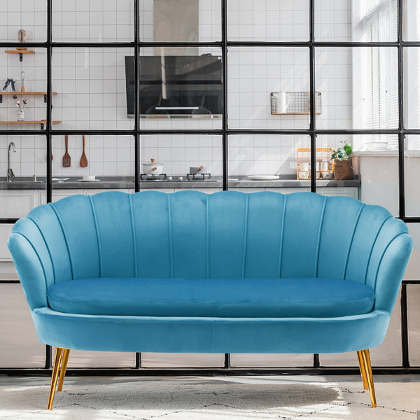 Net celebrity light luxury two-person sofa