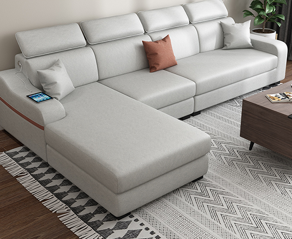 HONBAY Reversible Modular Sofa Sofa L-shaped Sofa