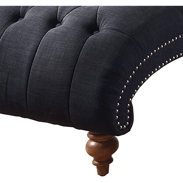 Rosevera Teofila Tufted Chaise Lounge Chair, Standard, Cream