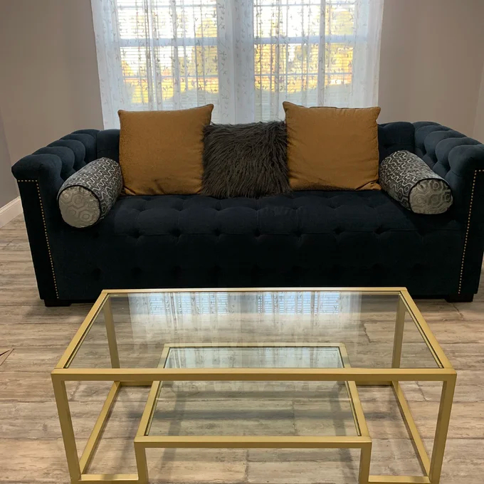 【Furniture】Shumake Frame Coffee Table with Storage