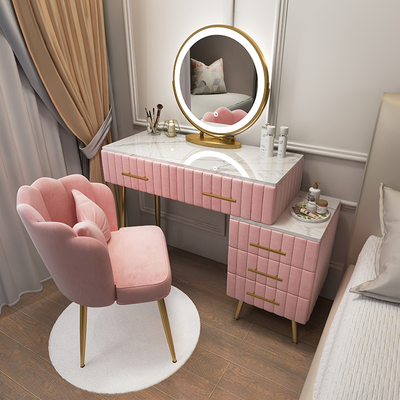 Nordic light luxury dressing table bedroom modern minimalist small apartment wind dressing table integrated dressing table