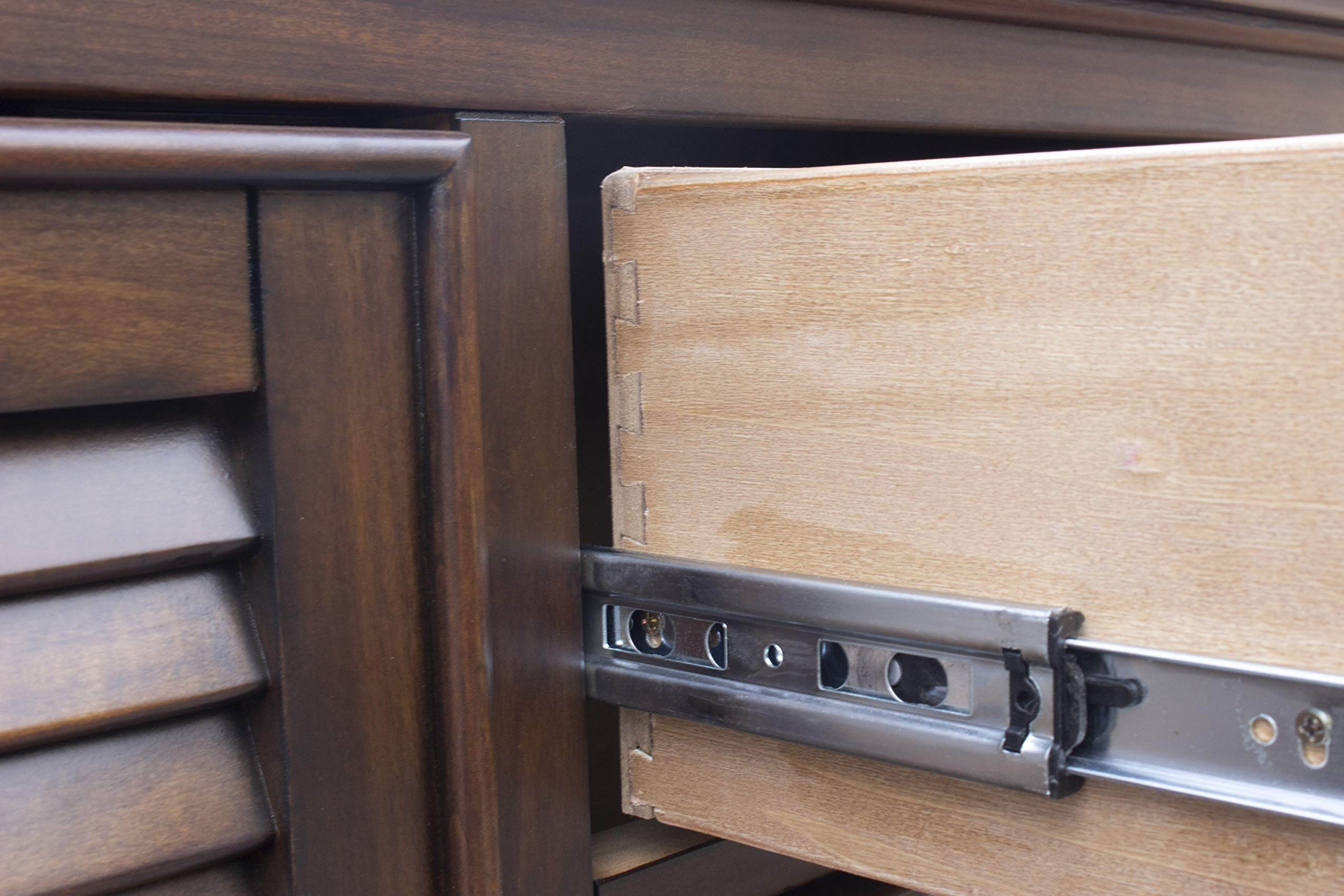 【Furniture】Bahama Shutter Wood Armoire, Tropical walnut