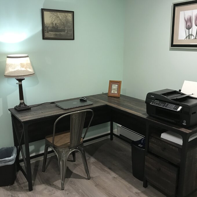 【Furniture】Hovey L-Shape Executive Desk