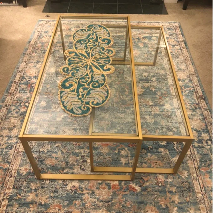 【Furniture】Ogrady Sled 2 Piece Nesting Tables
