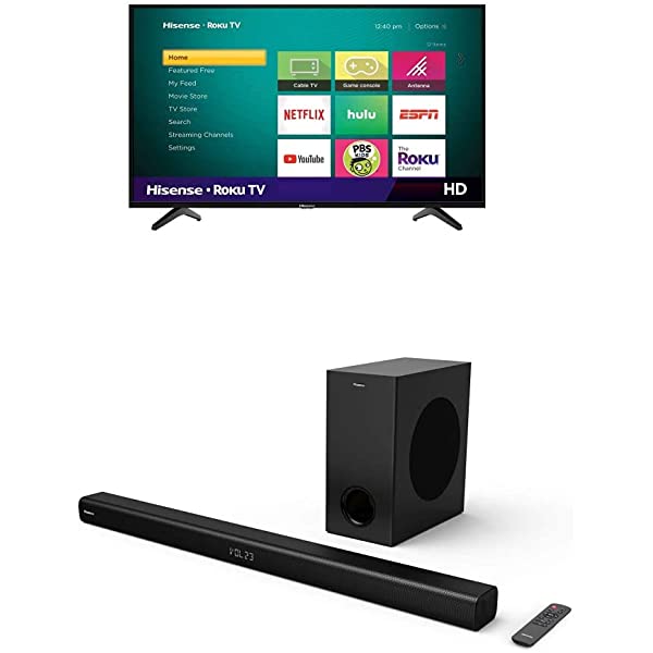 40-Inch Class H4 Series LED Roku Smart TV with Alexa Compatibility (40H4F, 2020 Model) 40 in TV Only