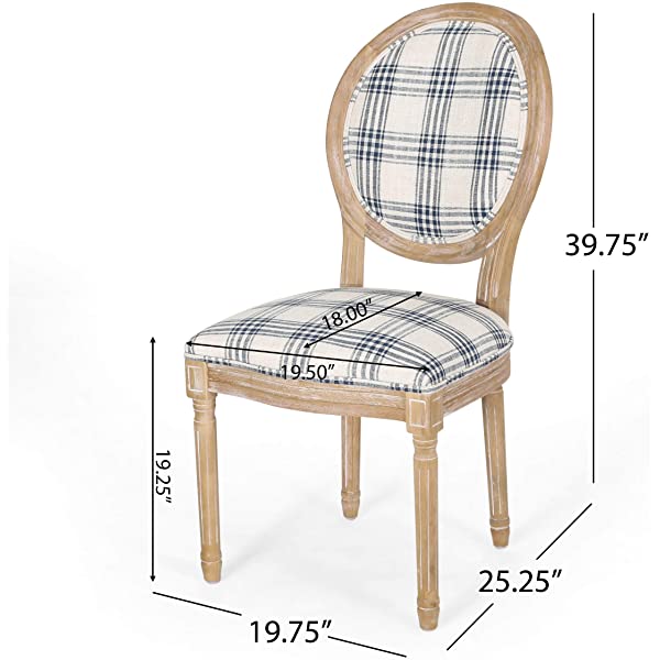 Christopher Knight Home Phinnaeus Beige Fabric Dining Chair (Set of 2), 2-Pcs Set Beige 2-Pcs Set