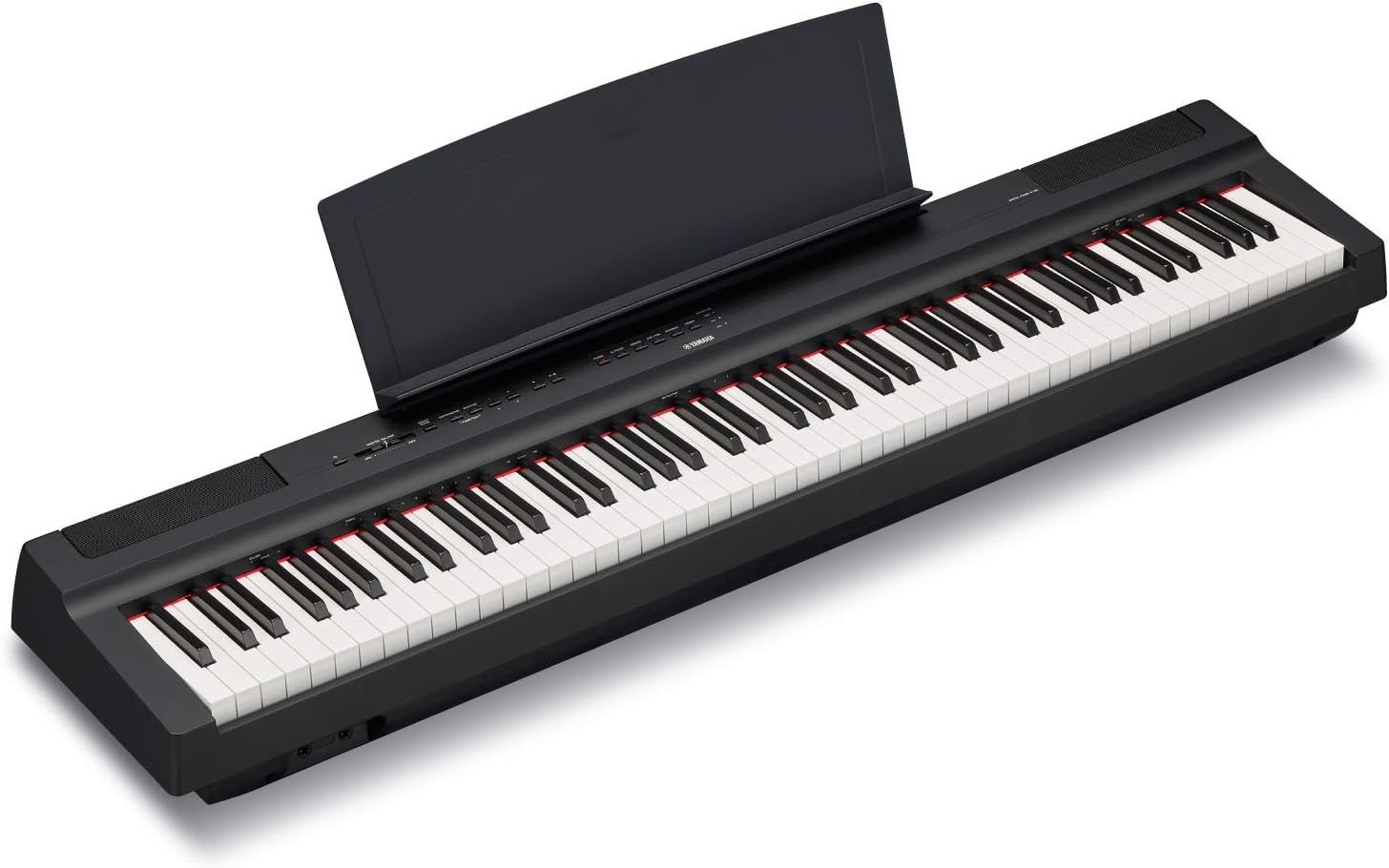 P125 88-Key Weighted Action Digital Piano with Power Supply and Sustain Pedal