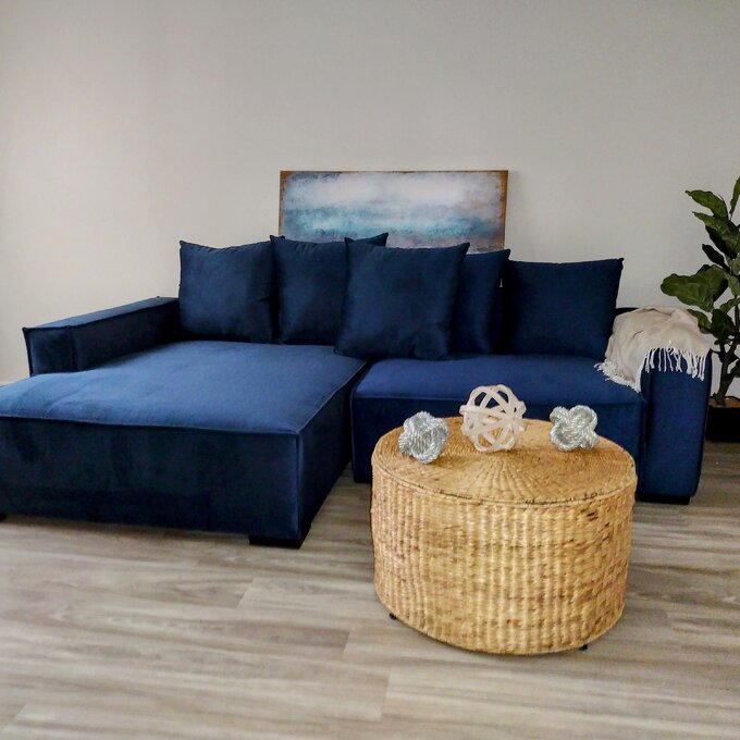 【Furniture】Madison 2 - Piece Upholstered Chaise Sectional