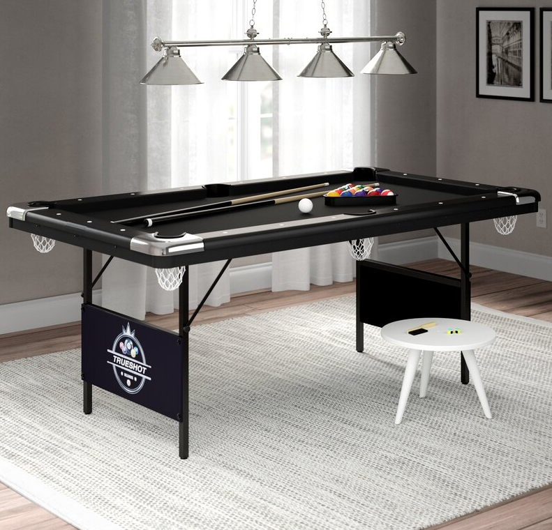 Foldable billiard table
