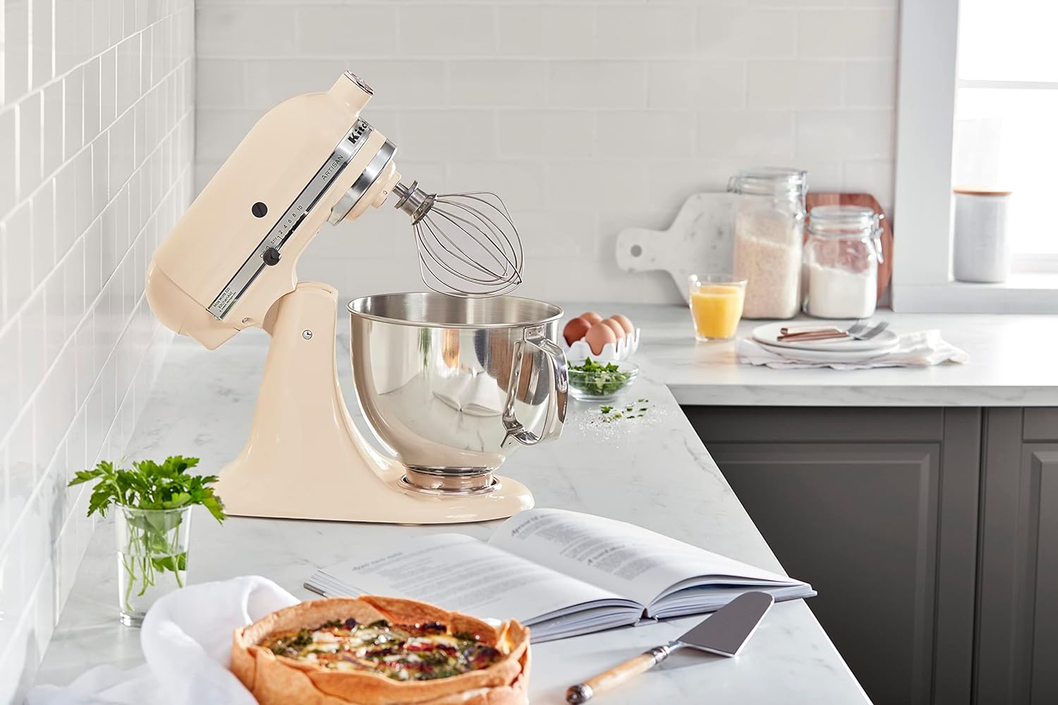 KitchenAid Artisan Series 5-Quart Tilt-Head Stand Mixer - KSM150PS, Milkshake