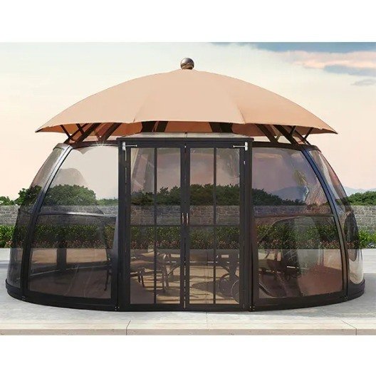 Outdoor winter garden tents