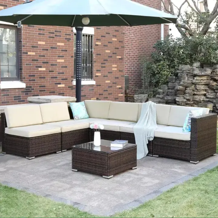 【Home&Garden】7 Piece Outdoor Patio Furniture Set. Carly changed the group photo