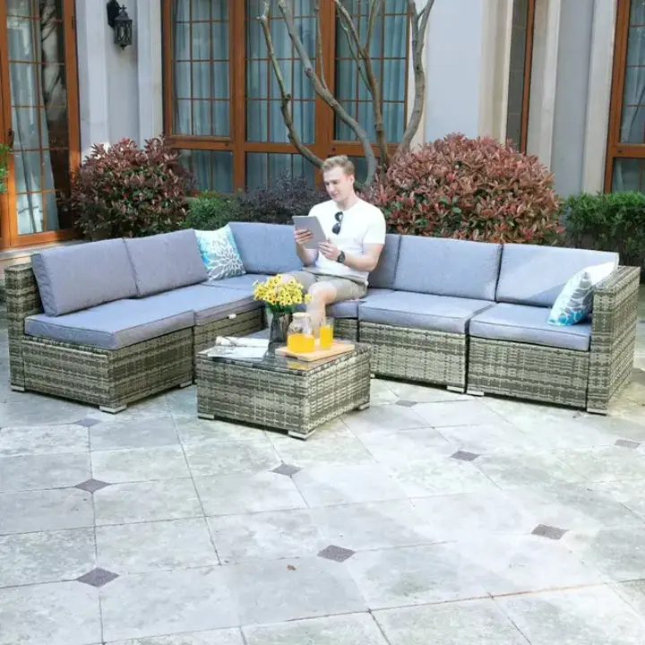 【Home&Garden】7 Piece Outdoor Patio Furniture Set. Carly changed the group photo
