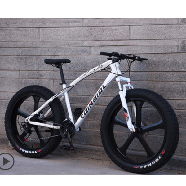Youma off-road bicycle beach snowmobile 4.0 ultra-wide tire mountain bike male and female students variable speed