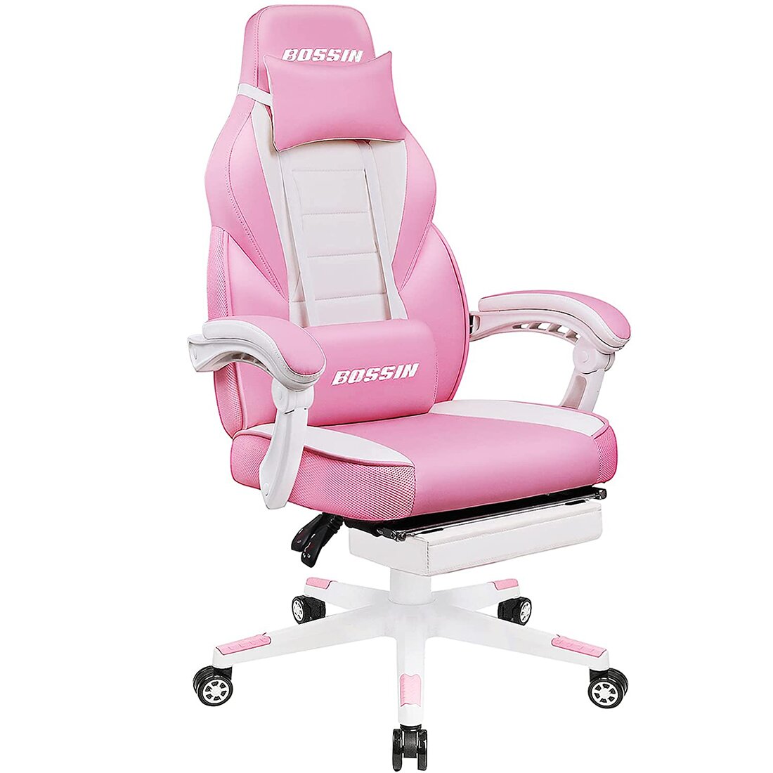 【Furniture】Racing Style Large Size High-Back PU Leather Gaming Chair