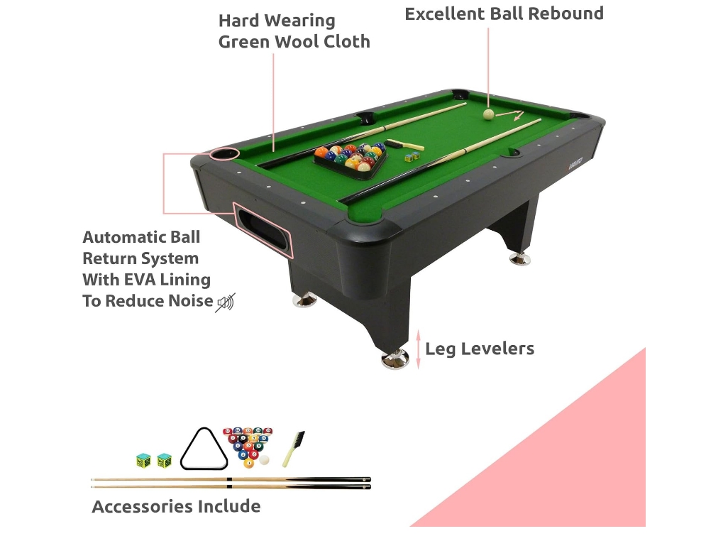 VIAVITO PT200 6ft Pool Table