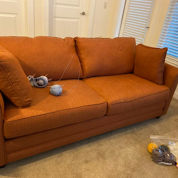 【Furniture】Lourenco 77'' Upholstered Sleeper Sofa