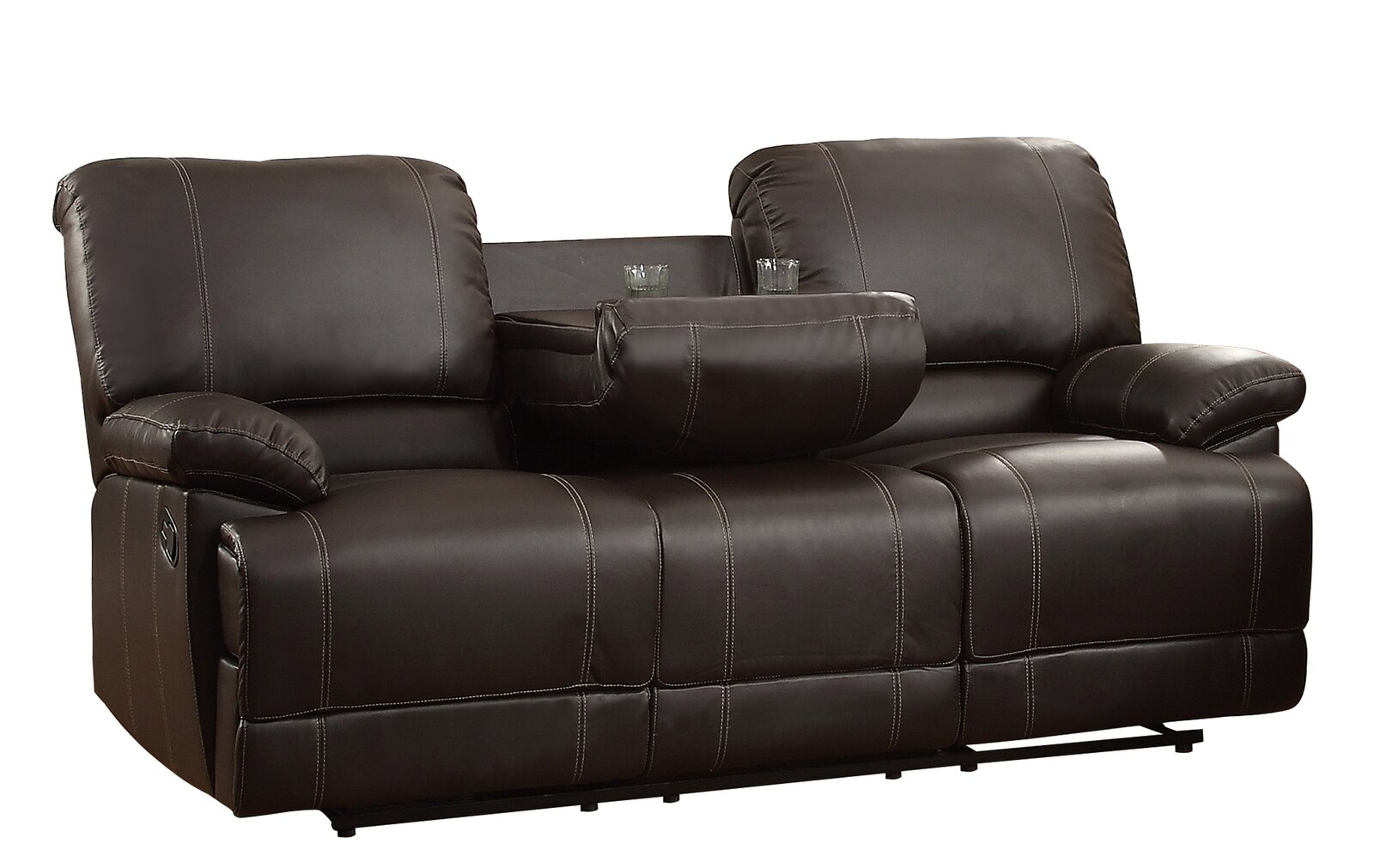 【Furniture】Edgar 81'' Vegan Leather Sofa