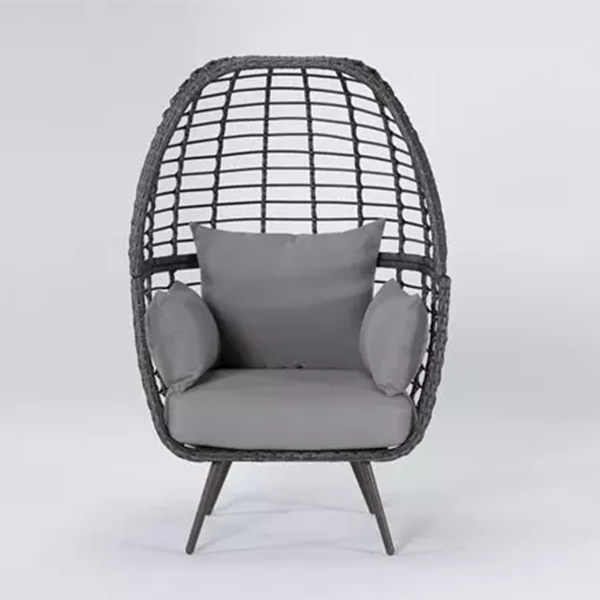 Grenada Grey Outdoor Stationary Egg Chair