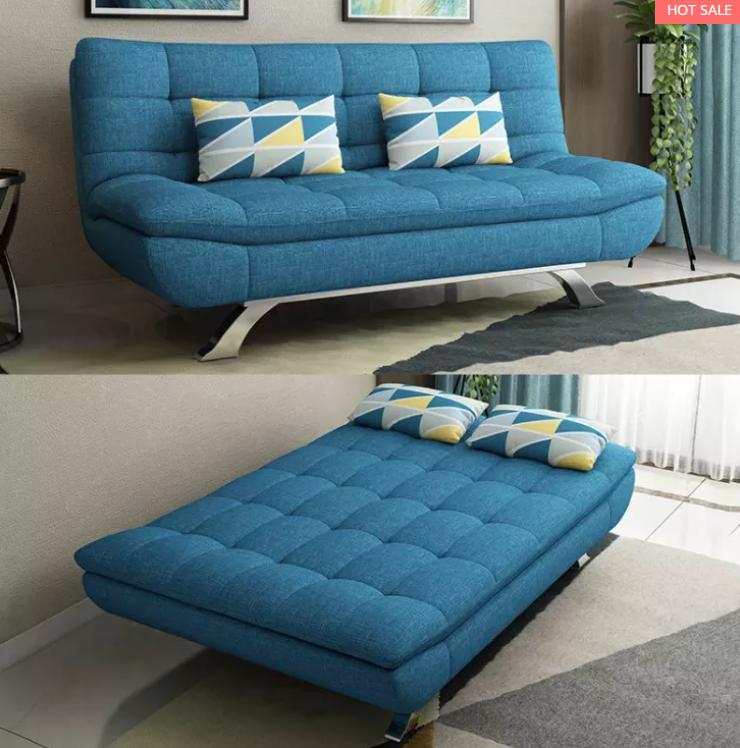 Bedroom Metal Foldable Living Room Furniture Futon Canada Sofa Karma Bed Metal Frame Sofa & Bed