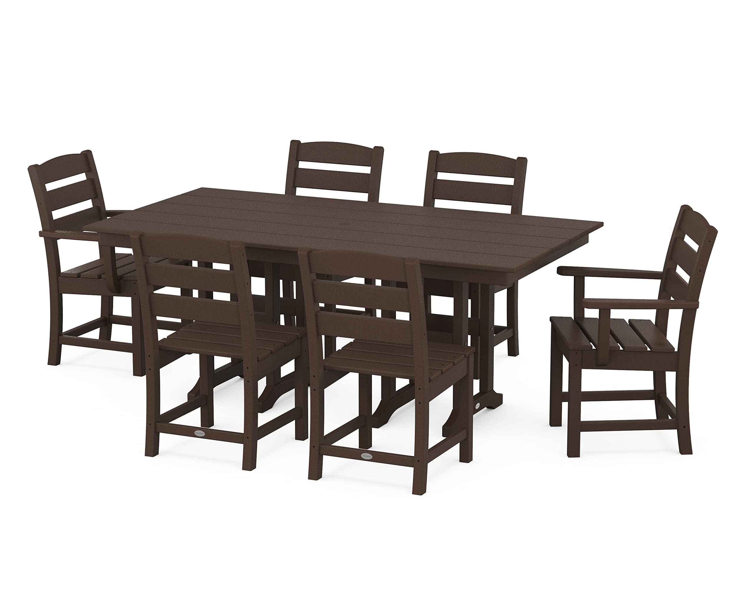 【Furniture】7-Piece Lakeside Dining Set, Multi-Colour