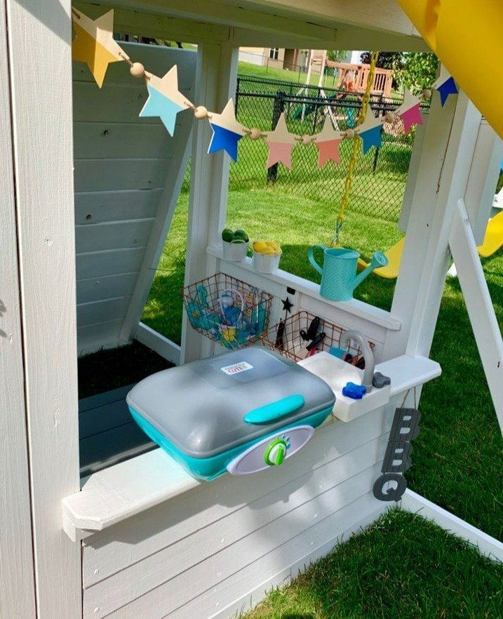 Children's slide on poles, complete set, free shipping