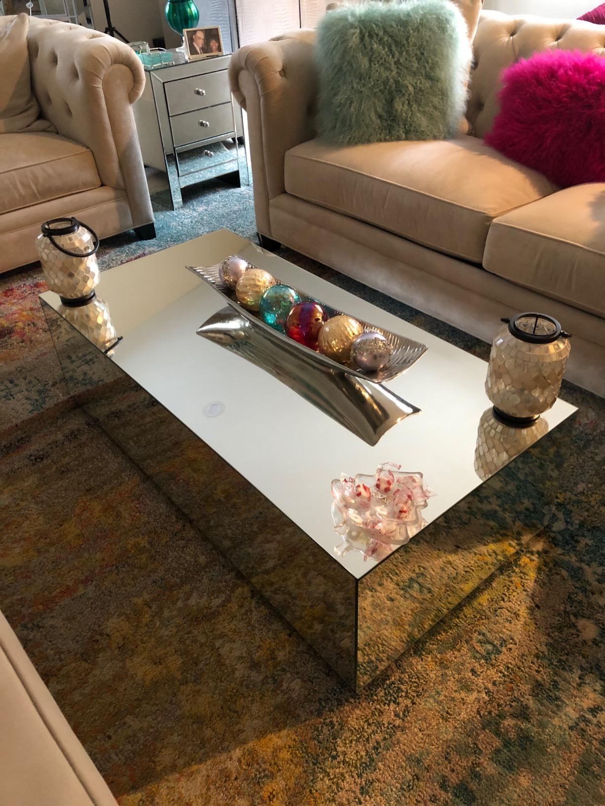 【Furniture】All Glass Coffee Table/Center Table