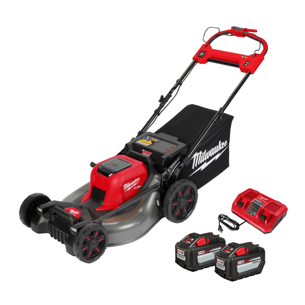 Milwaukee M18 FUEL 2823-22HD 21 in. 18 V Battery Self-Propelled Lawn Mower Kit